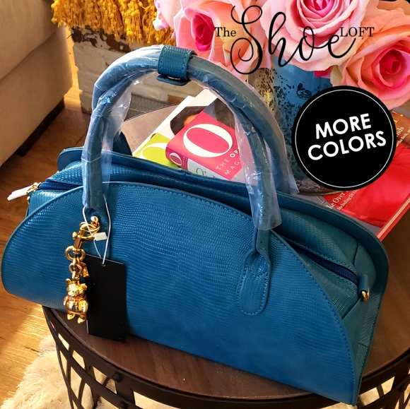 Half Moon Lizard Satchel 👜 Handbag